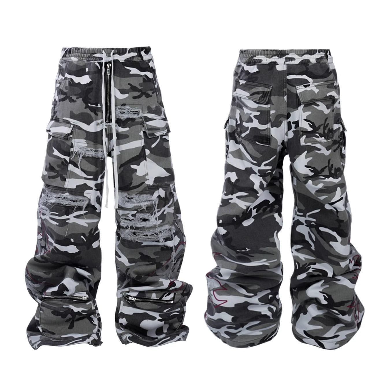 *RYECHASIN *LOVEWAR/TEAR GAS CAMO *CARGO BELLA BOOTLEG