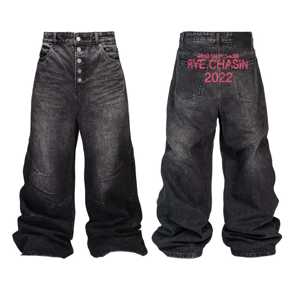 *RYECHASIN *2022*WASHED DENIM