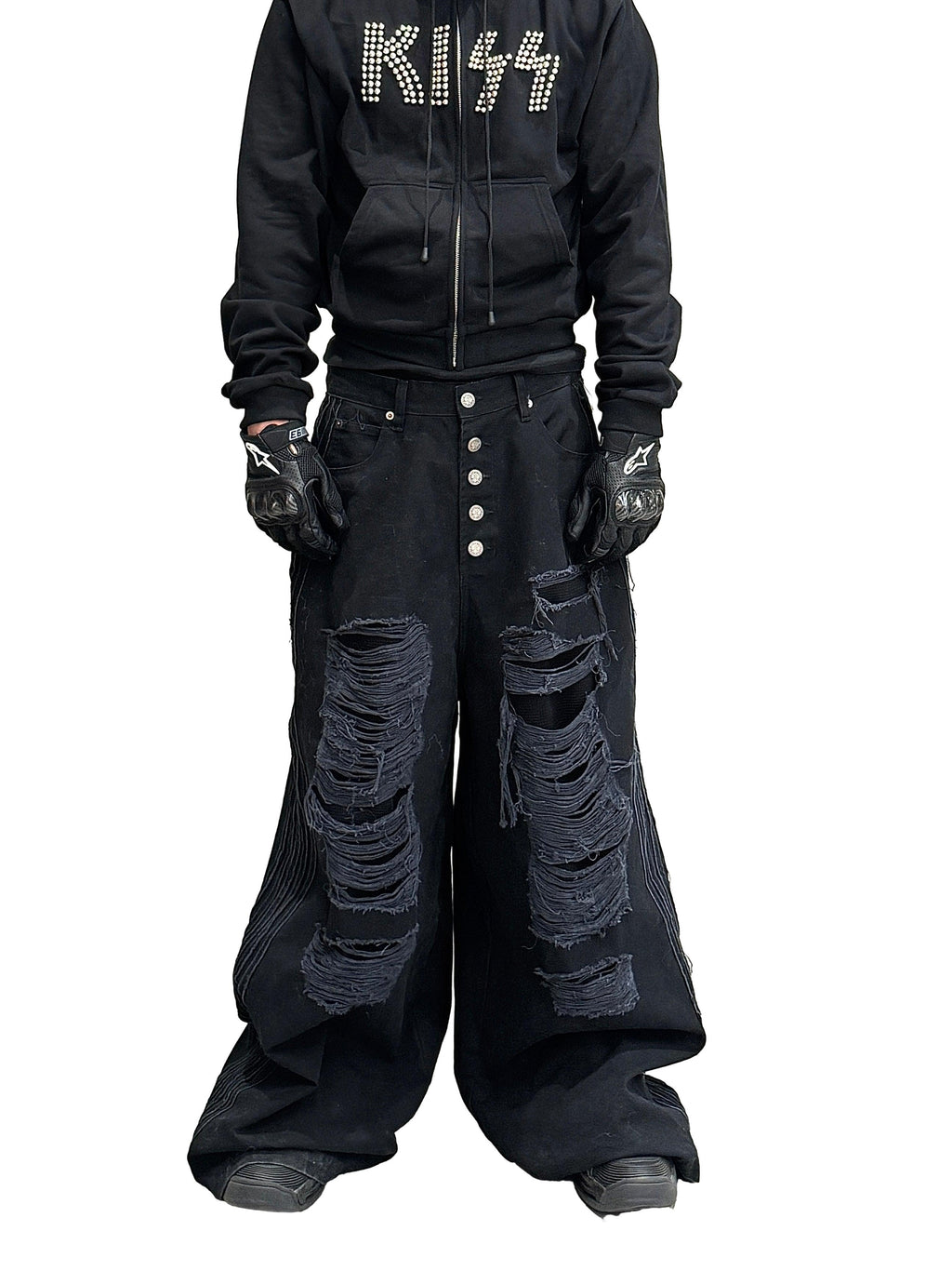 *RYE CHASIN *WASHED AND AGED BIG DAMAGE