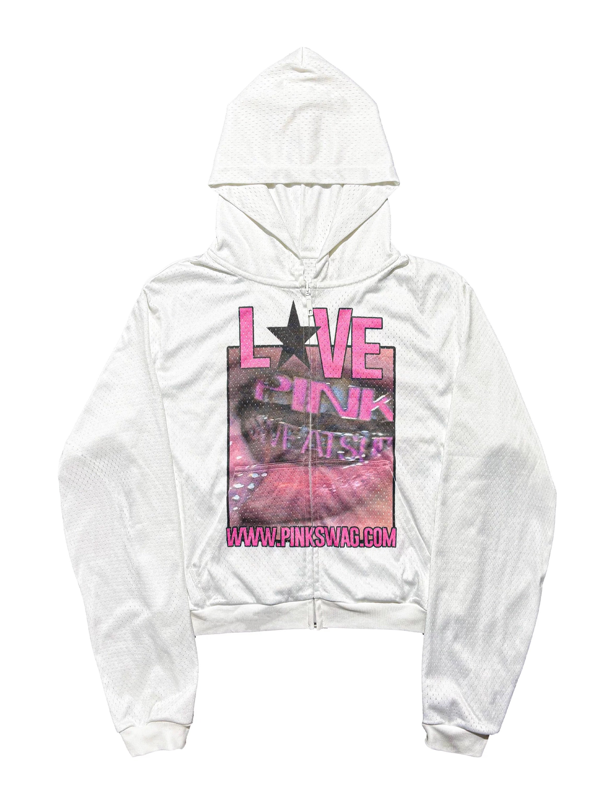 *RYE CHASIN LOVE PINK HOODIE