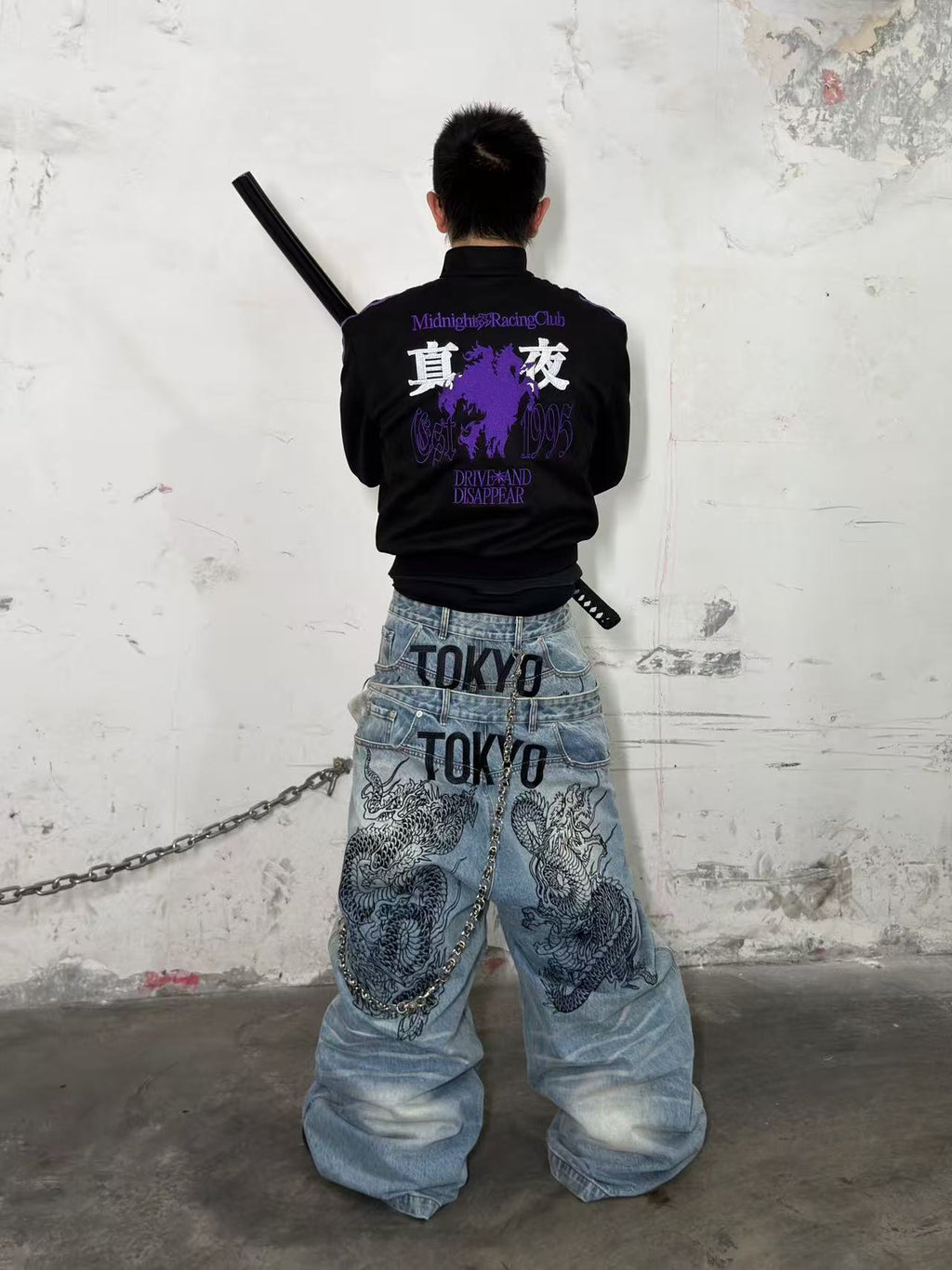 *RYE CHASIN NYFW MIDNIGHT RACING WANGAN JACKET