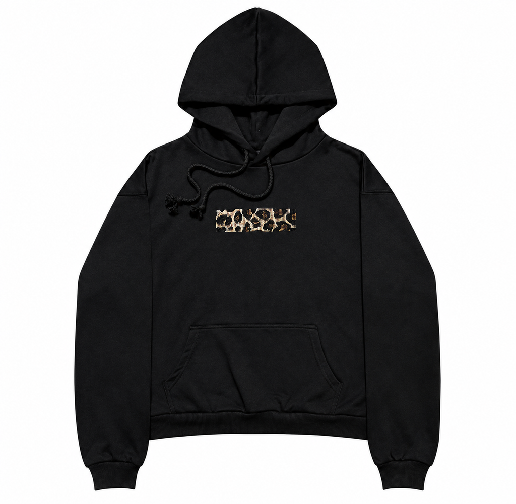*RYE CHASIN BOX NO-LOGO CLASSIC RHINESTONE SLIM-FIT PULLOVER HOODIE