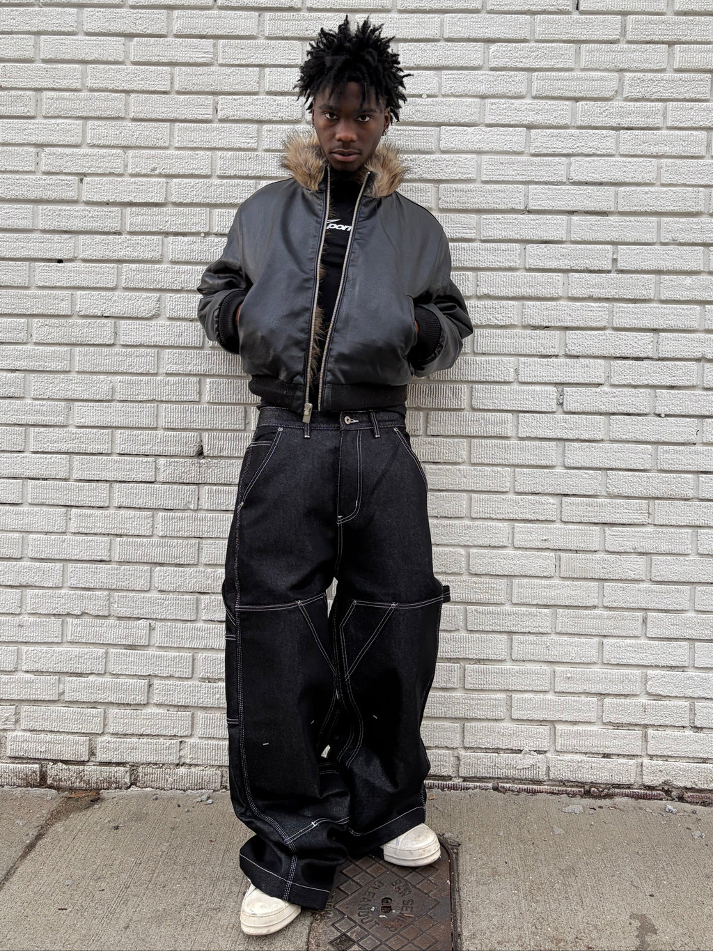 *RYE CHASIN 2024FW/ CN SPORT FUR / REVERSIBLE / LEATHER JACKET