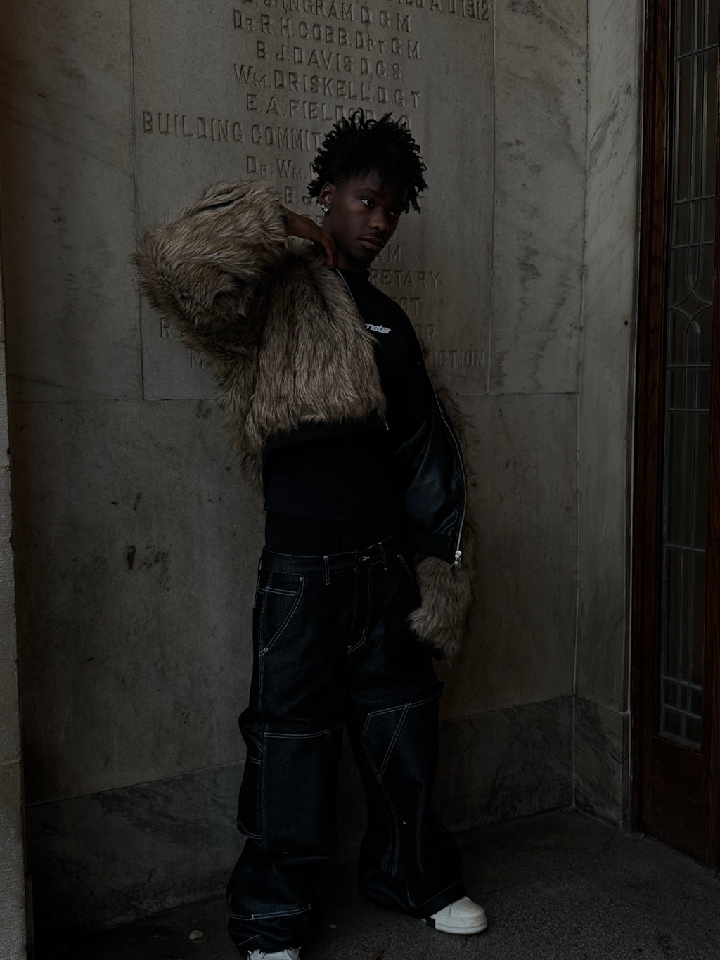 *RYE CHASIN 2024FW/ CN SPORT FUR / REVERSIBLE / LEATHER JACKET