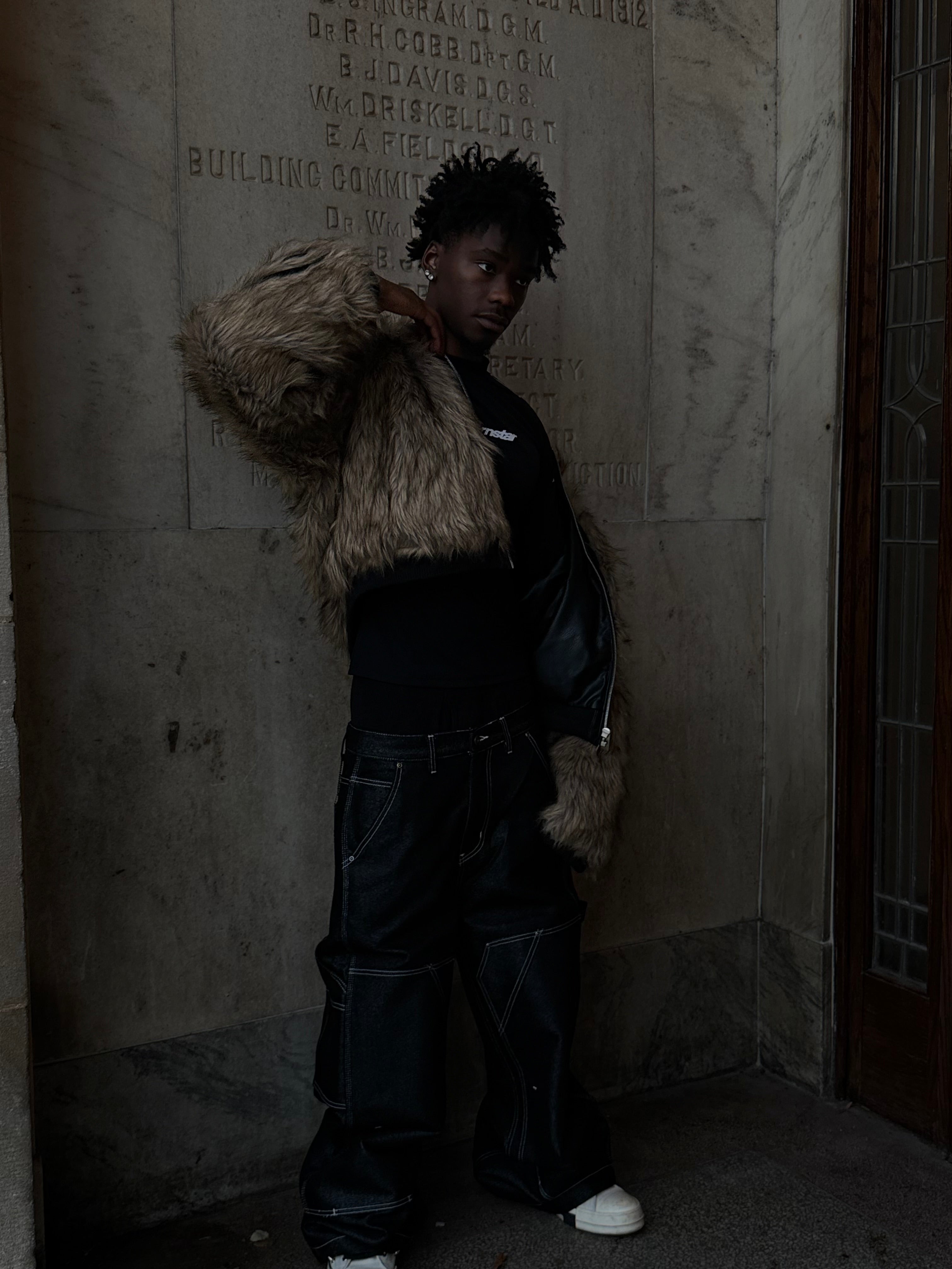 *RYE CHASIN 2024FW/ CN SPORT FUR / REVERSIBLE / LEATHER JACKET