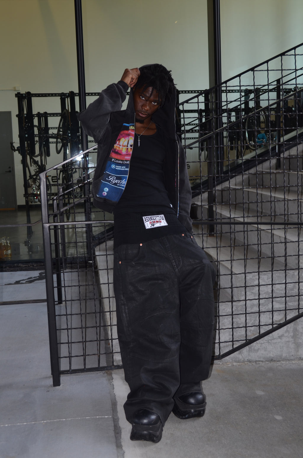 *RYE CHASIN *IF LOOKS COULD SMOKE ZIP-UP HOODIE