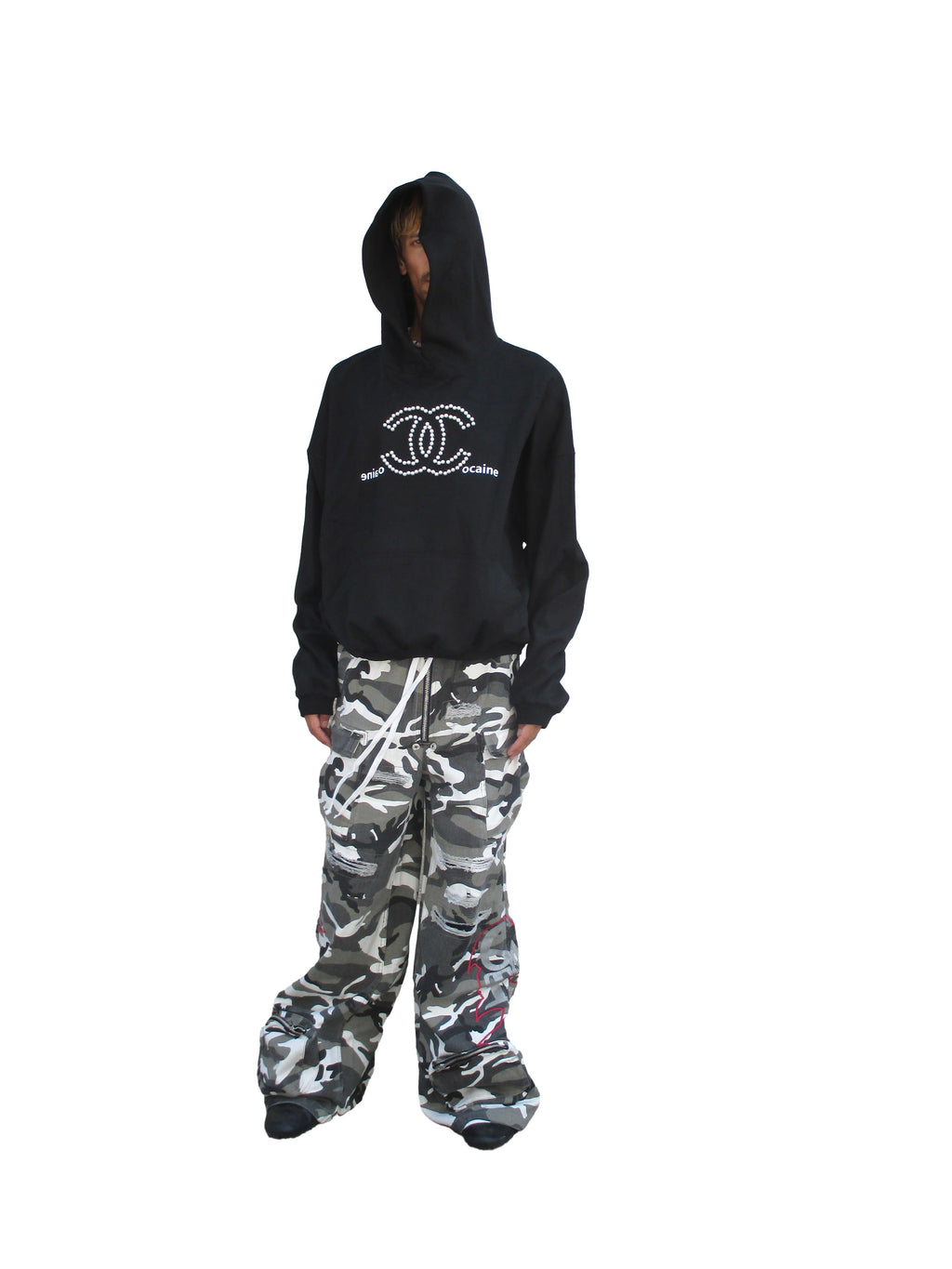 *RYECHASIN*COC*INE HOODIE