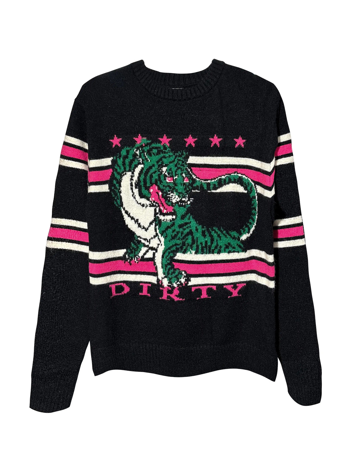*RYE CHASIN NYFW RUNWAY EAST ASIAN YAKUZA TIGER  SLP BOOTLEG SWEATER