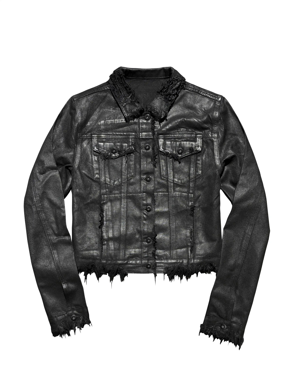 *RYE CHASIN ARCHIVE HAND-WAXED HEAVILY DISTRESSED DESTROYED DENIM JACKET