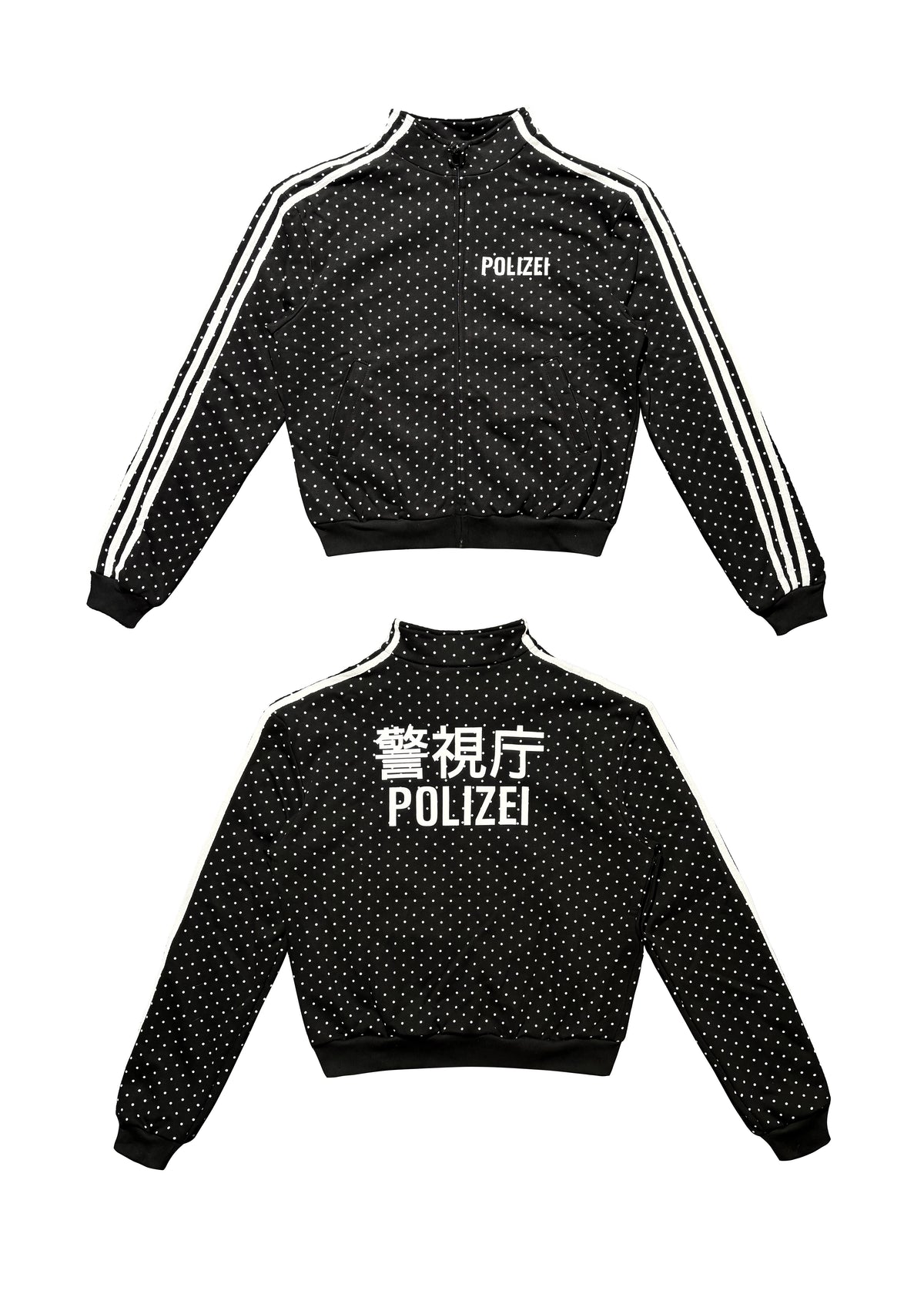 *RYE CHASIN 警視厅POLIZEI DOT Y2K ZIP-UP JACKET