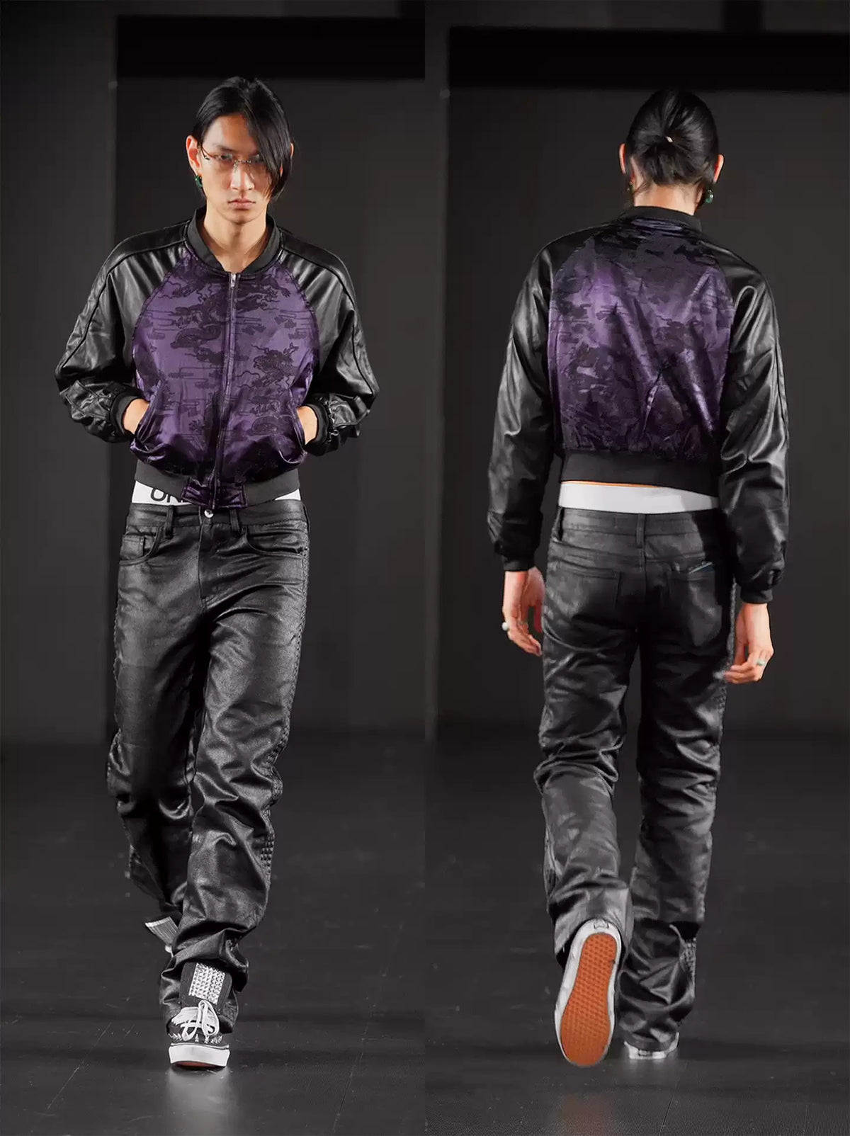 *RYE CHASIN NYFW ASIAN TRADITIONAL YAKUZA DRAGON JACKET