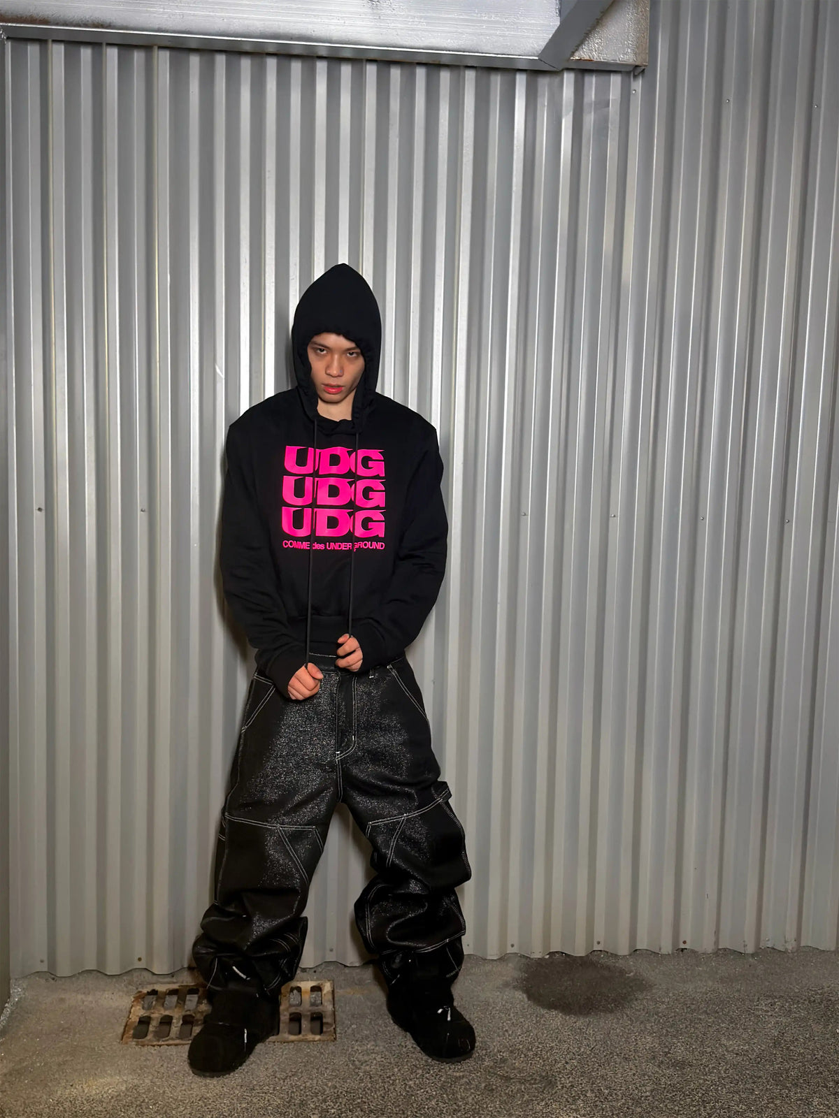 *RYE CHASIN COMME DES UNDERGROUND UDG OVERSIZED HOODIE