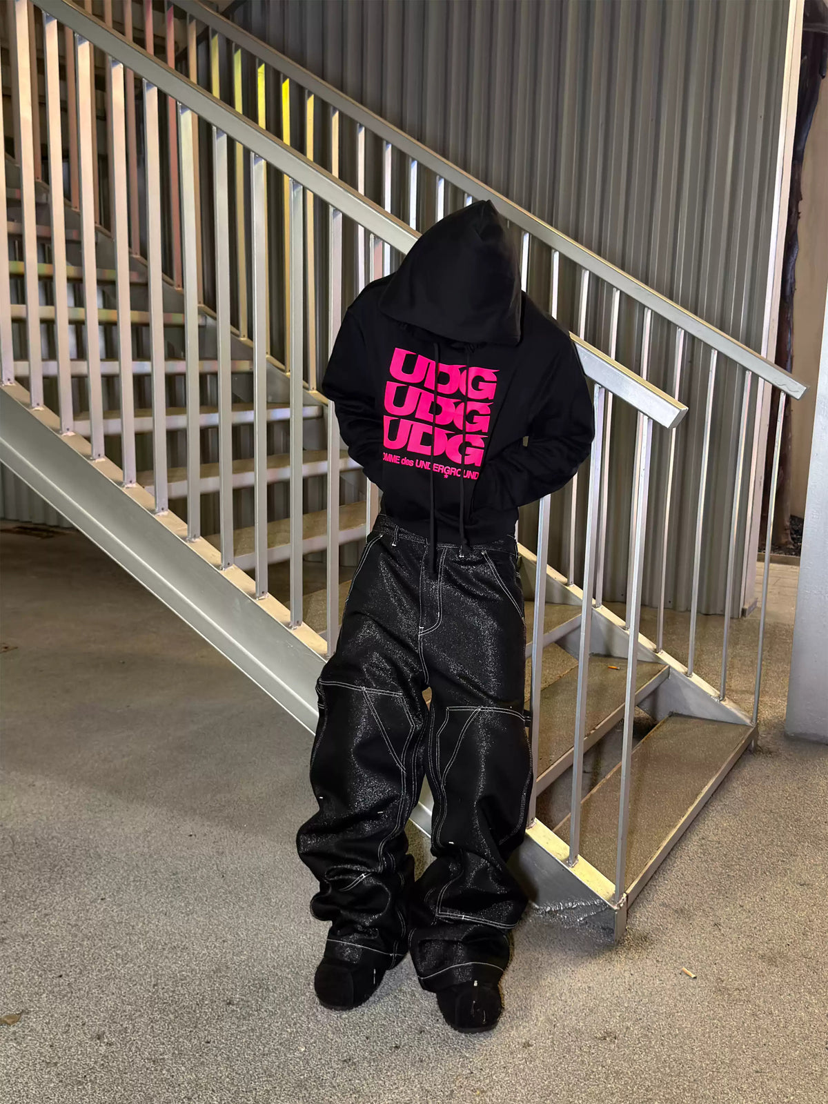 *RYE CHASIN COMME DES UNDERGROUND UDG OVERSIZED HOODIE