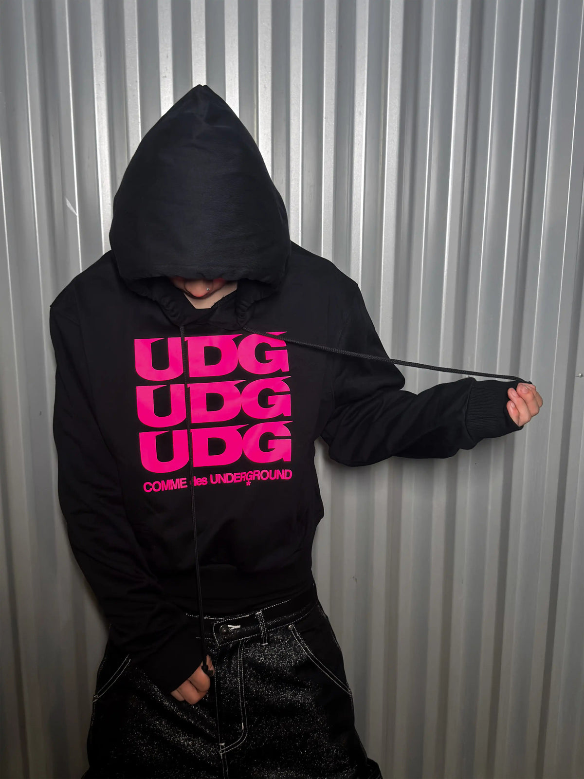 *RYE CHASIN COMME DES UNDERGROUND UDG OVERSIZED HOODIE