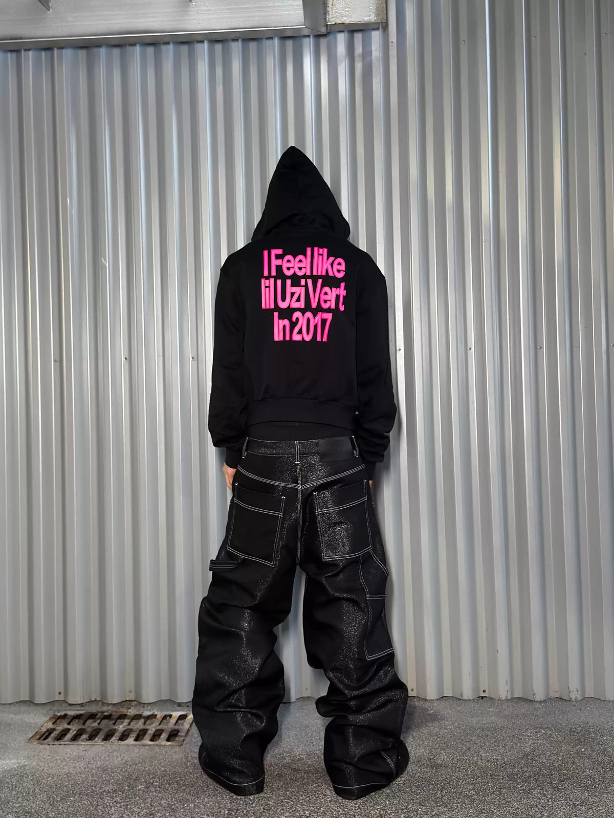 *RYE CHASIN "MONEY LONGER" /"FEEL LIKE UZI" ZIP UP HOODIE