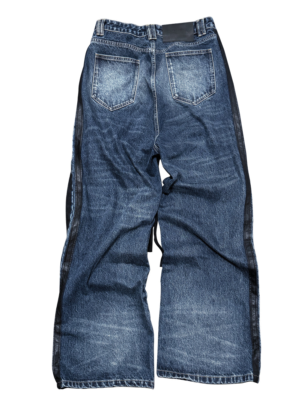 *RYECHASIN *UmbroRemake *Y2K Retro Stripe Straight-Leg Jean