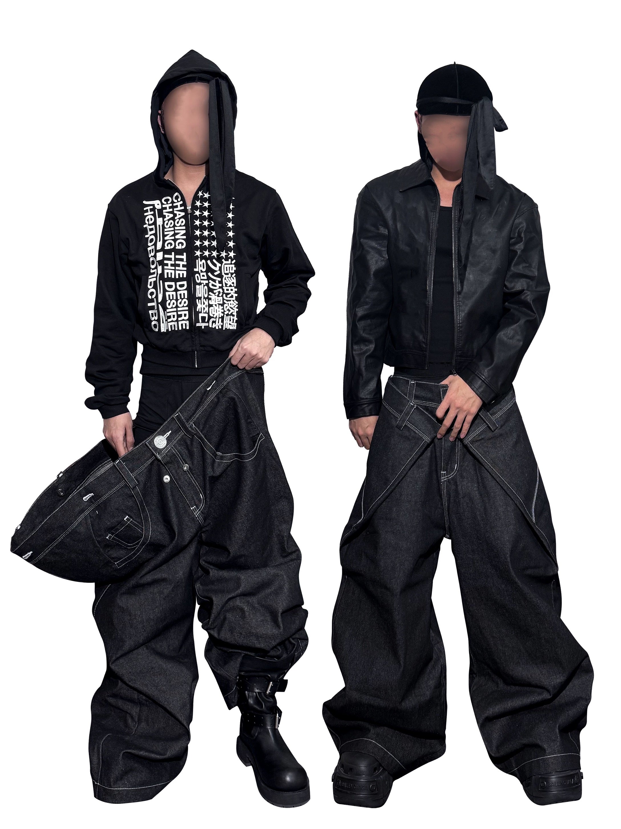 *RYE CHASIN “500KG FATMAN JEANS"