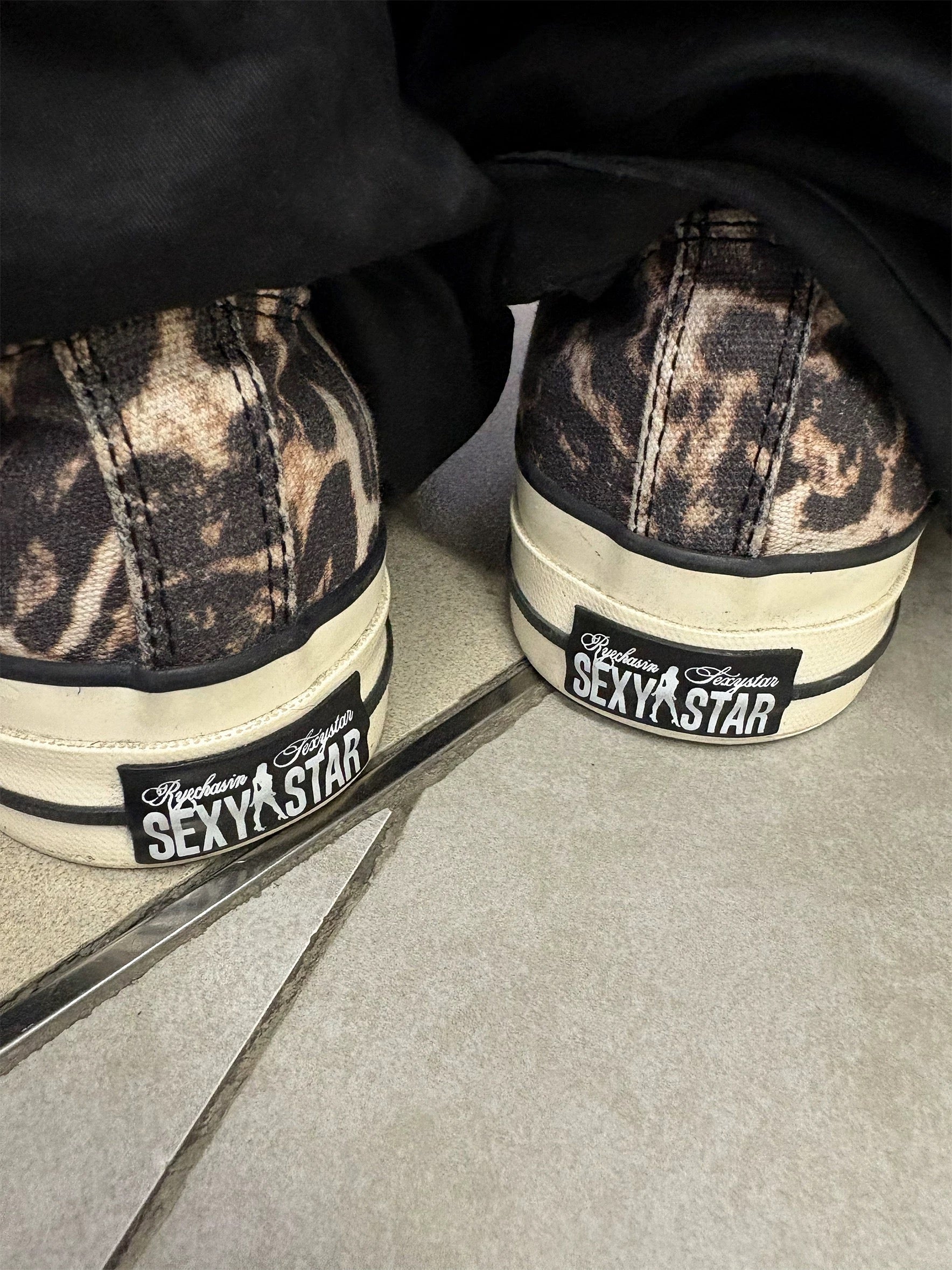 *RYE CHASIN  “1970S SEXY STAR" CANVAS SHOES