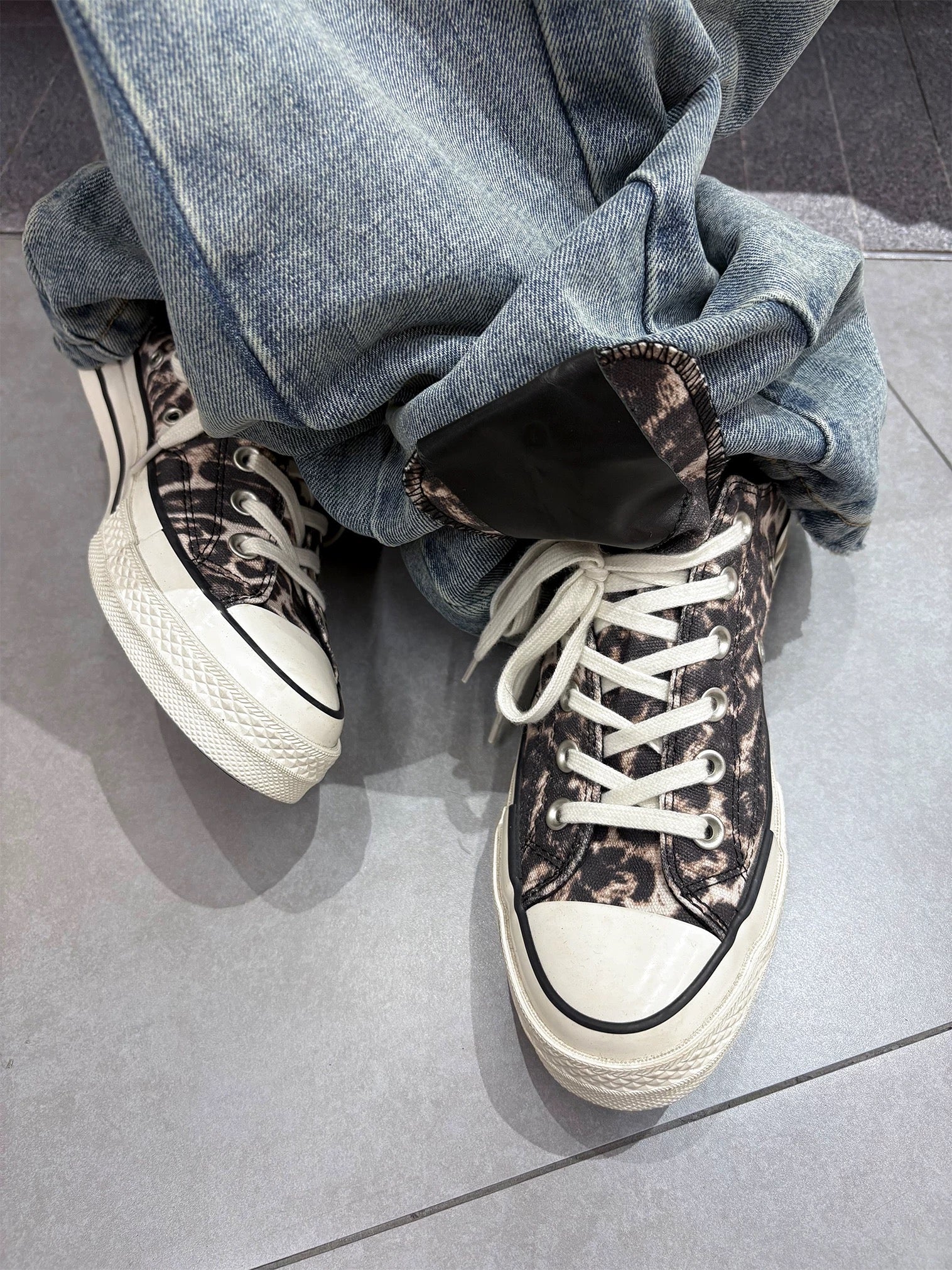 *RYE CHASIN  “1970S SEXY STAR" CANVAS SHOES