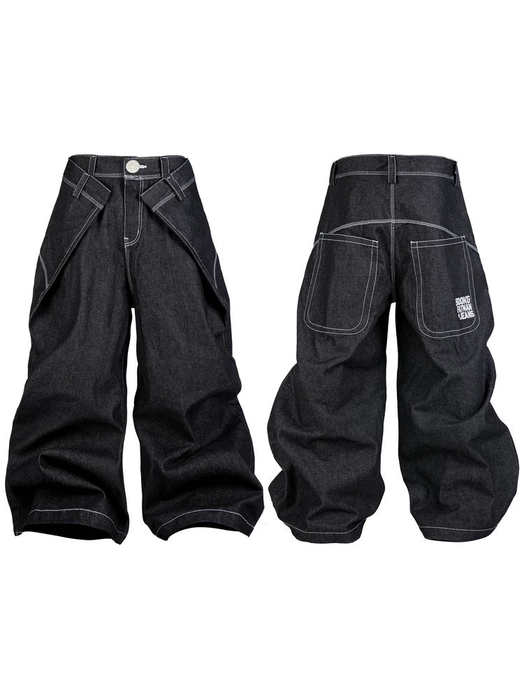 *RYE CHASIN “500KG FATMAN JEANS"