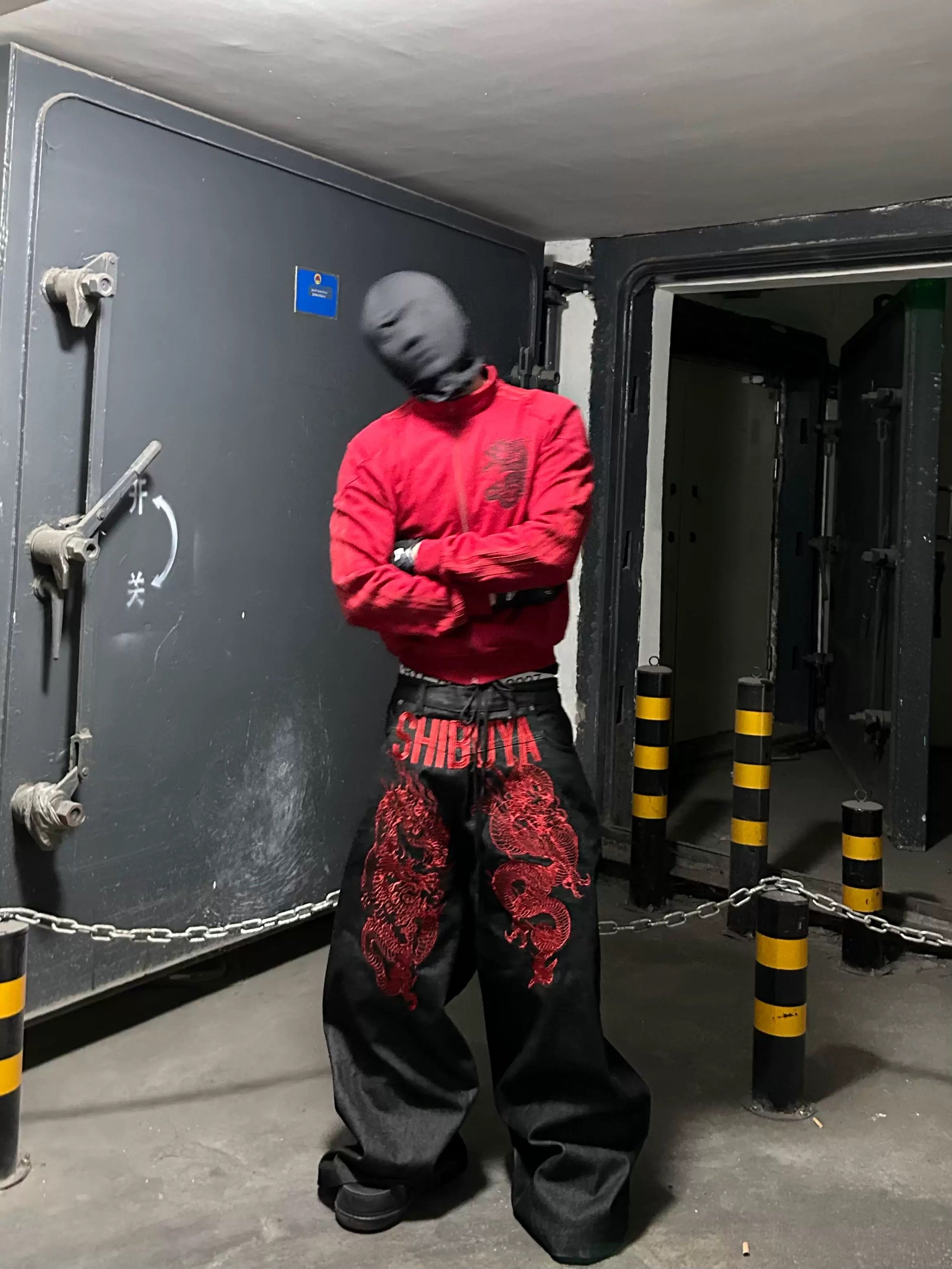 *RYECHASIN *SHIBUYA TWO-SIDED DENIM