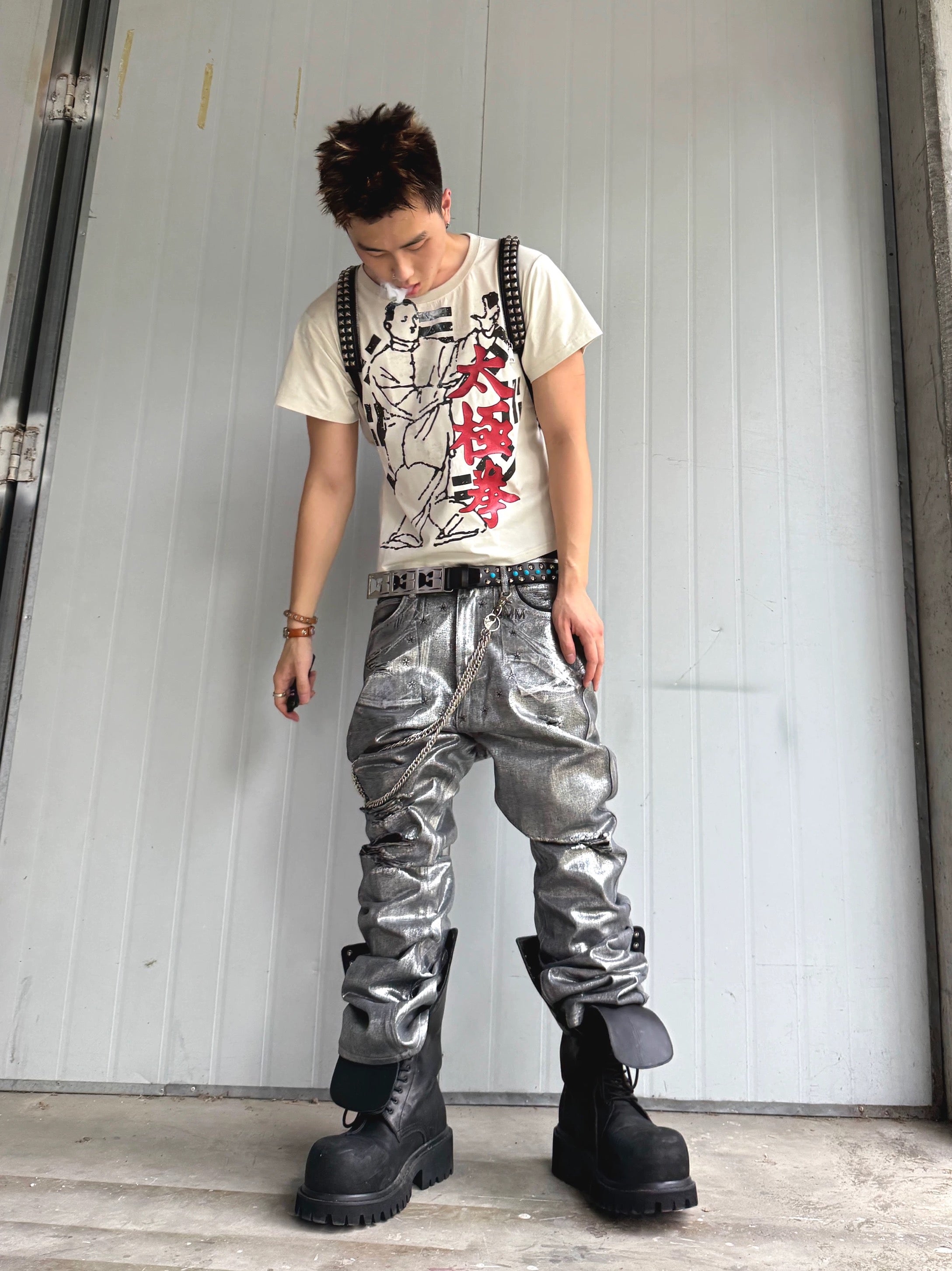 *RYE CHASIN "9MM" JEANS