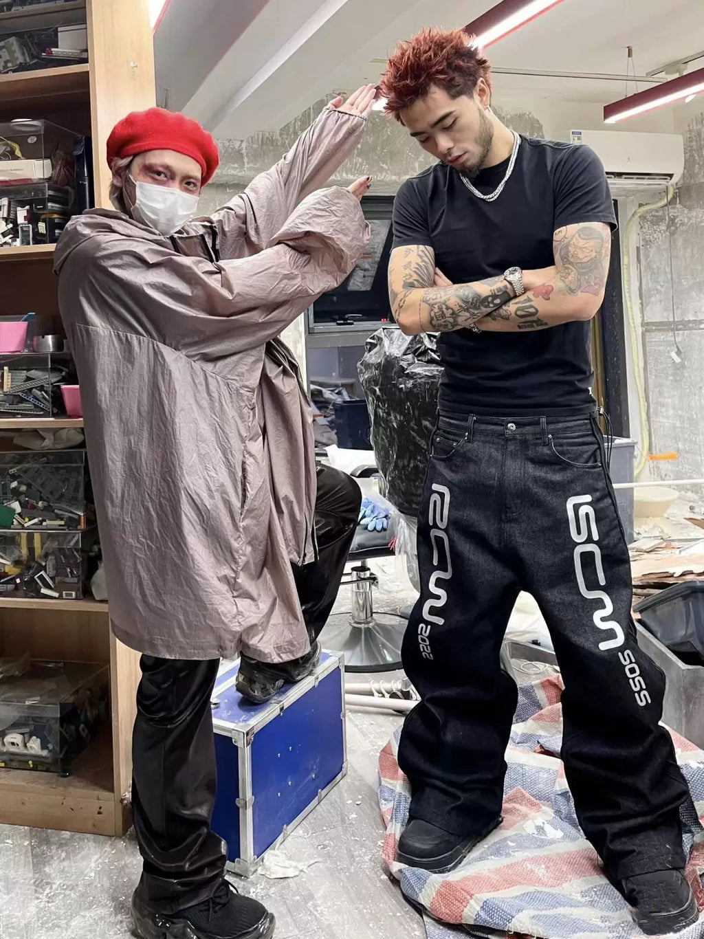 *RYE CHASIN *RACING BLACK JEANS RAW DENIM