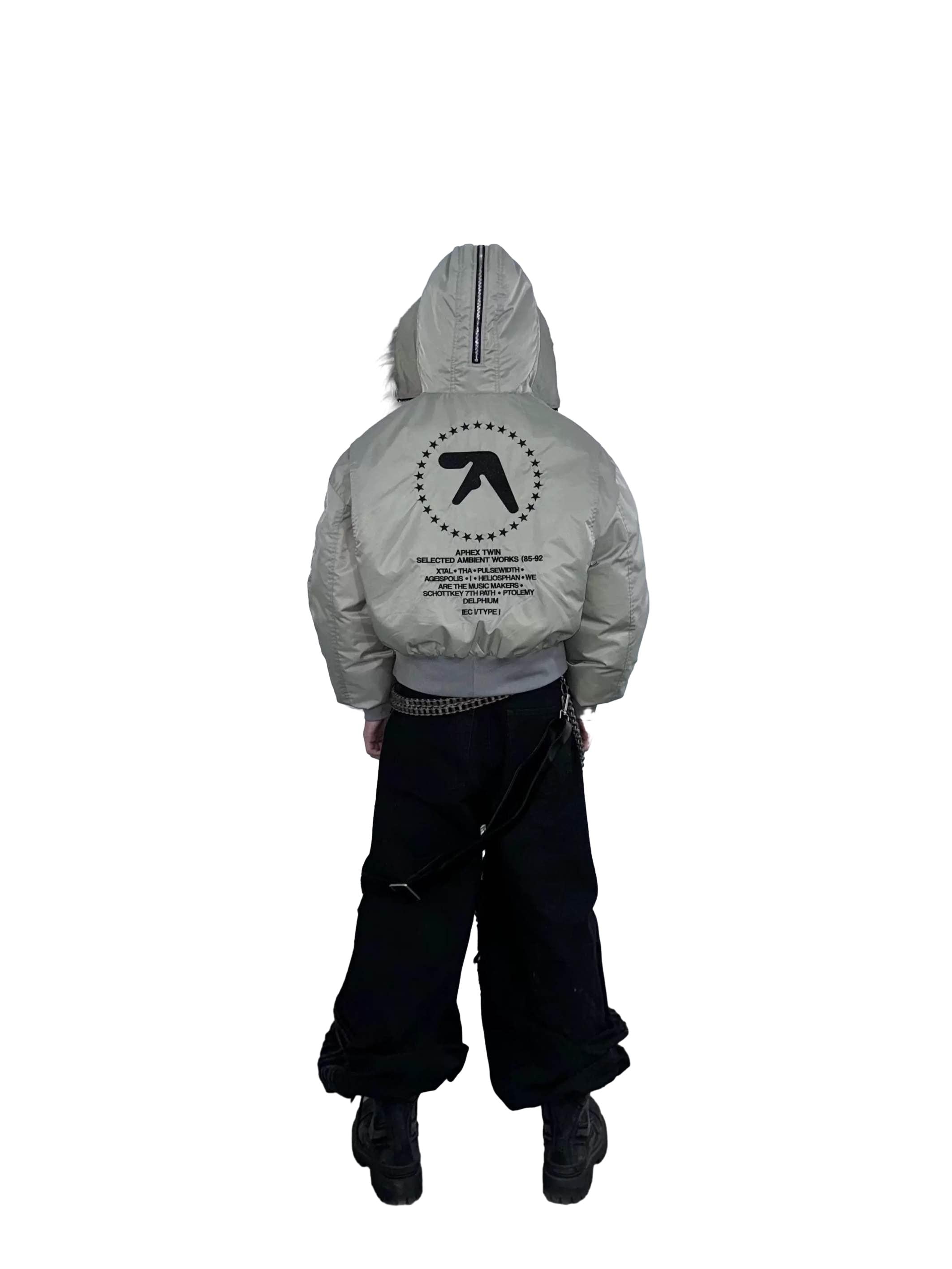 RYECHASIN *EU* APHEX TWIN N2B JACKET/SILVERY GREY – ryechasin.com
