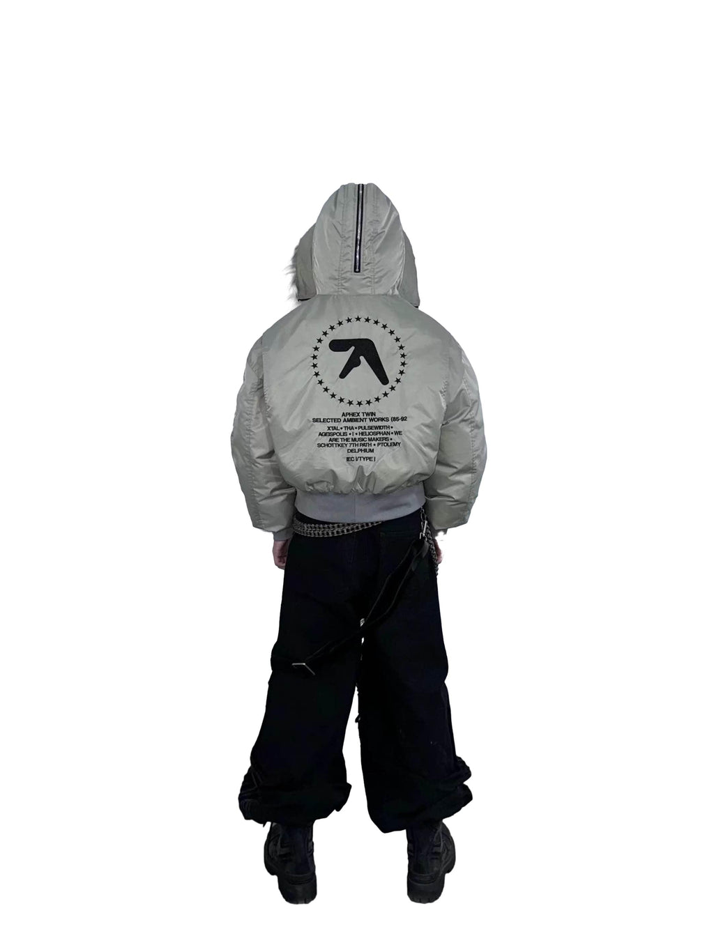 RYECHASIN *EU* APHEX TWIN N2B JACKET/SILVERY GREY