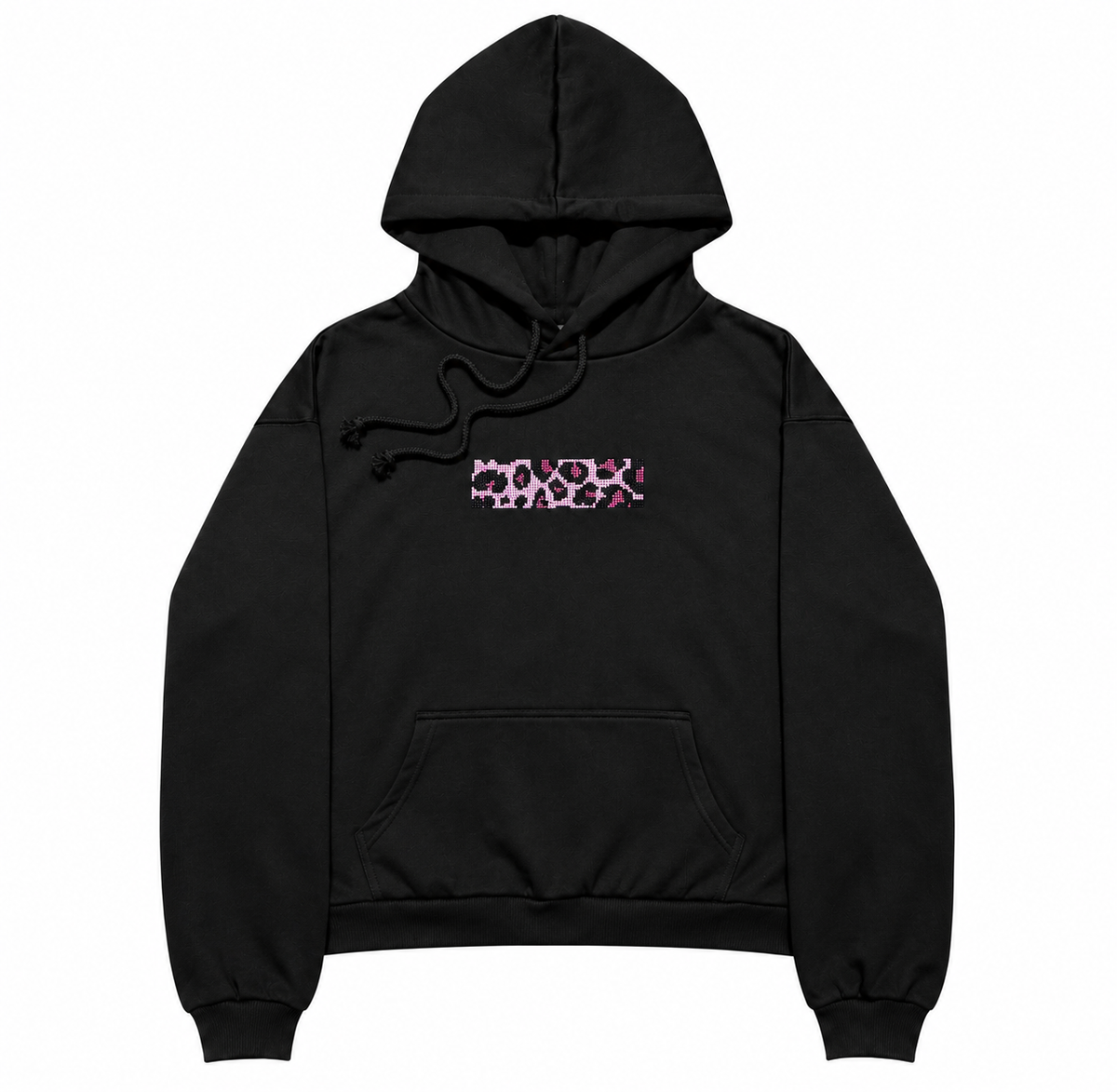 *RYE CHASIN BOX NO-LOGO CLASSIC RHINESTONE SLIM-FIT PULLOVER HOODIE
