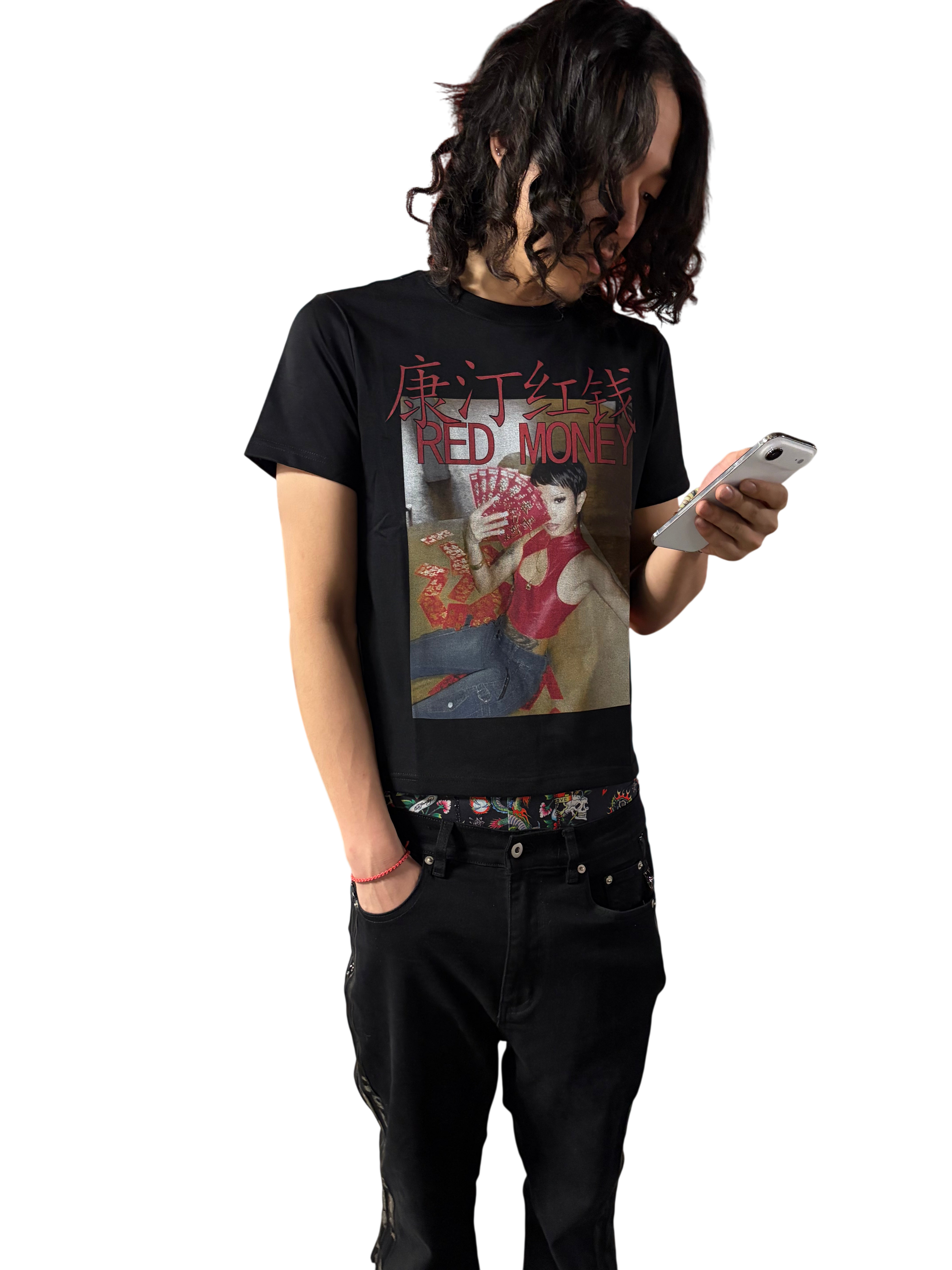*RYE CHASIN COUNTIN RED MONEY SHIRT