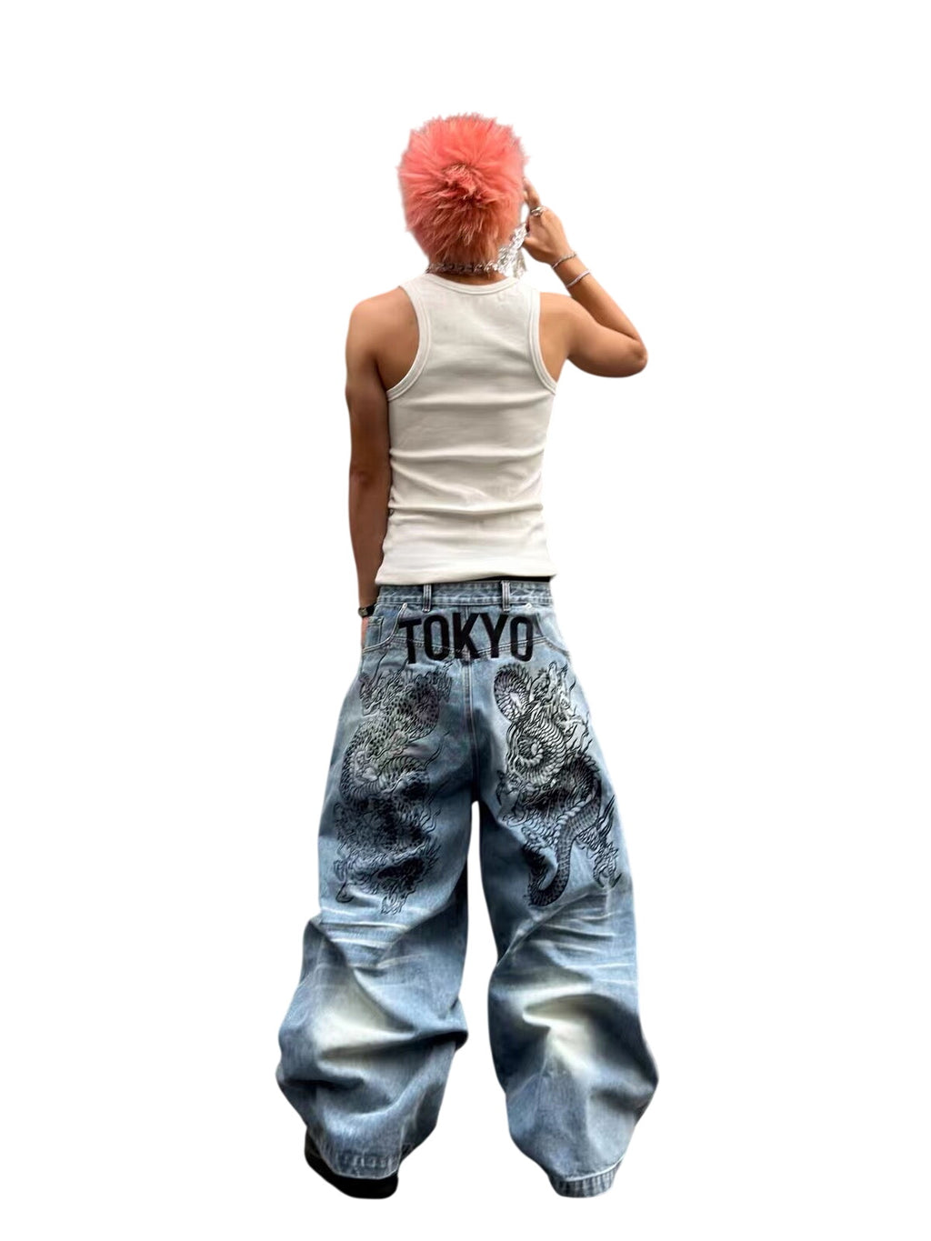 *RYE CHASIN TOKYO EXCLUSIVE YAKUZA DRAGON DENIM