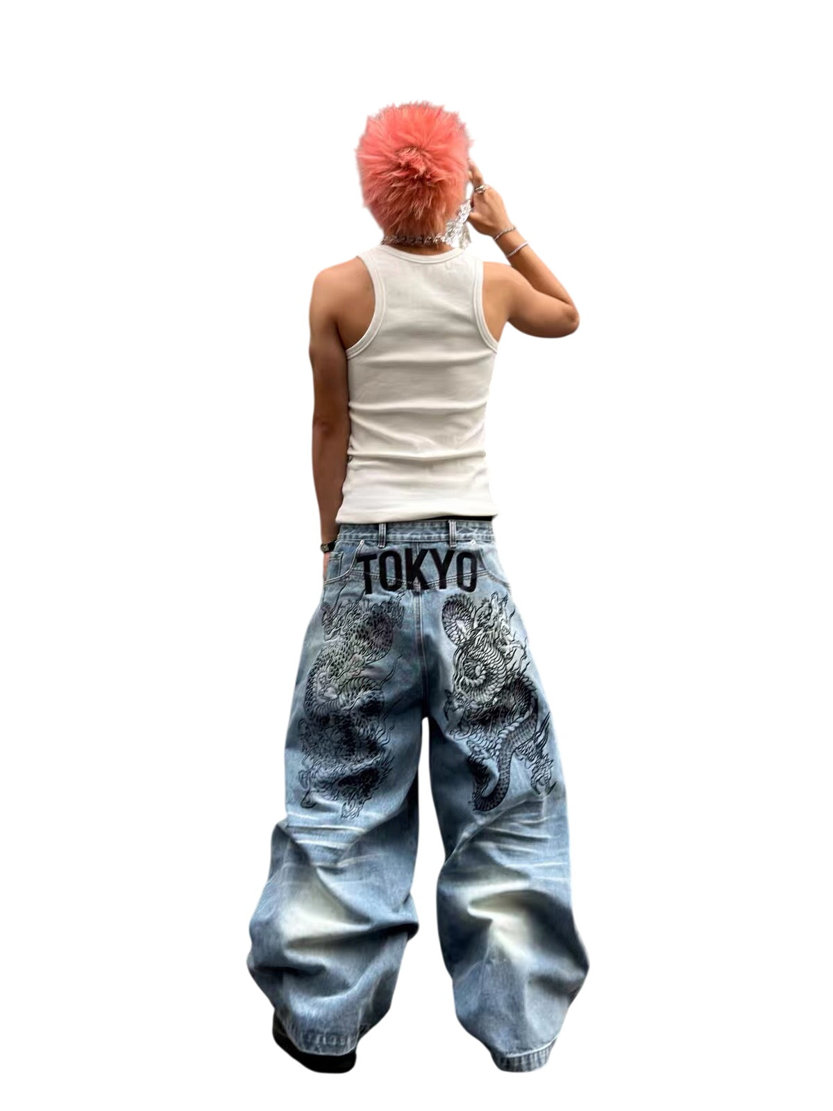 *RYE CHASIN TOKYO EXCLUSIVE YAKUZA DRAGON DENIM